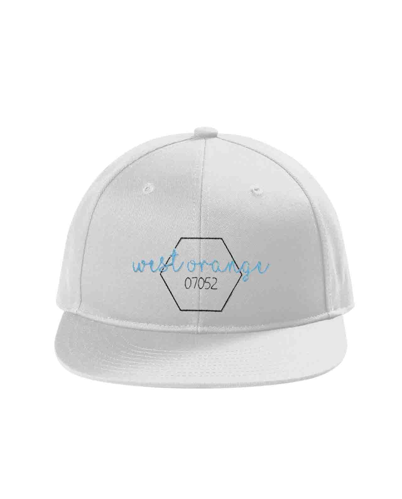 07052 Geometric Flat Cap