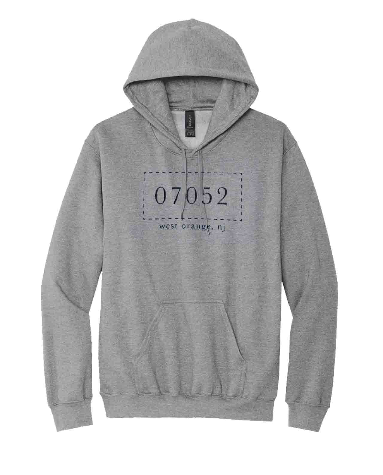07052 Box Embroidered Hoodie