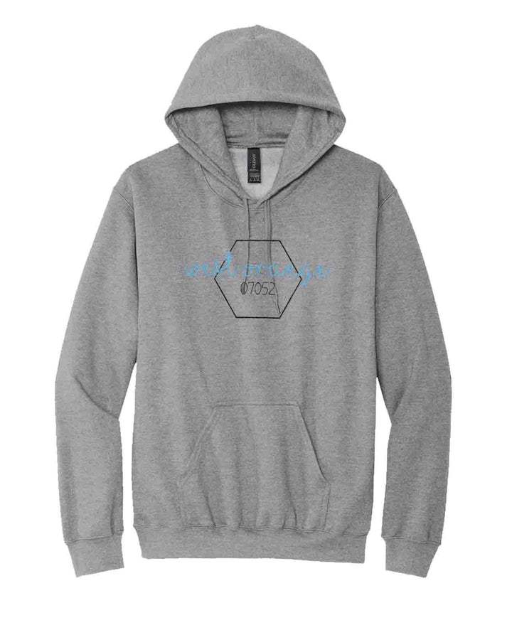 07052 Geometric Embroidered Hoodie