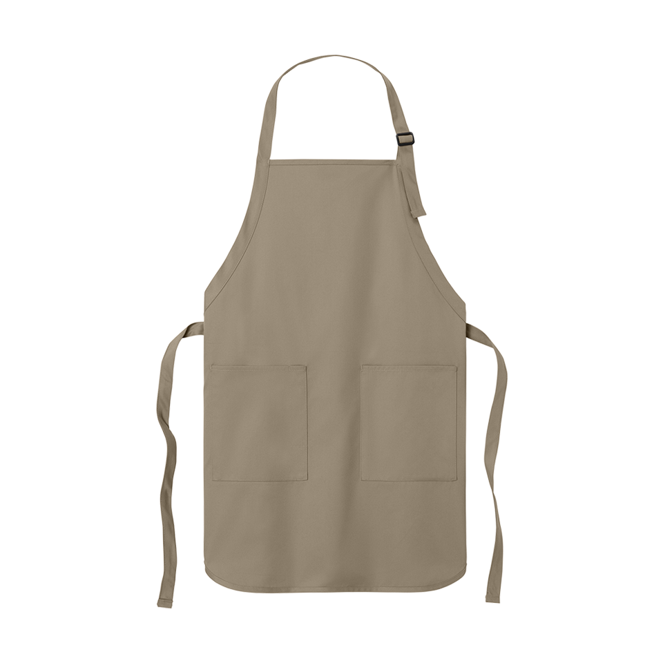 Full-Length Two-Pocket Bib Apron A600