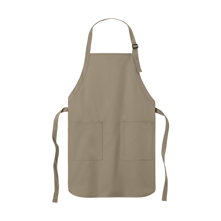 Full-Length Two-Pocket Bib Apron A600