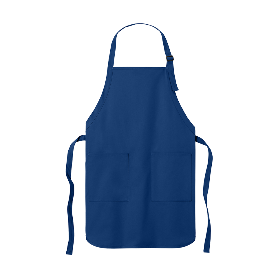 Full-Length Two-Pocket Bib Apron A600