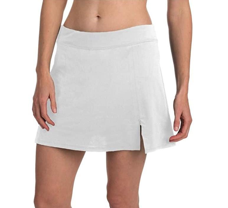 BBTC Ladies Pleated White Skort - 3" Logo