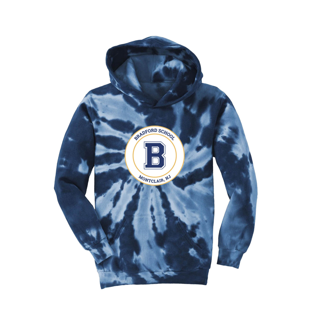 Bradford Elementary YOUTH Tie Dye Hoodie