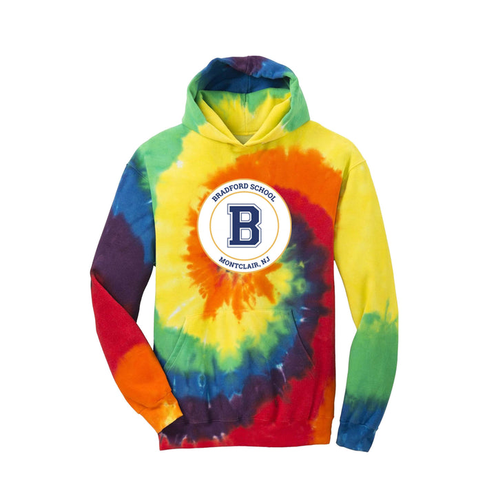 Bradford Elementary YOUTH Tie Dye Hoodie