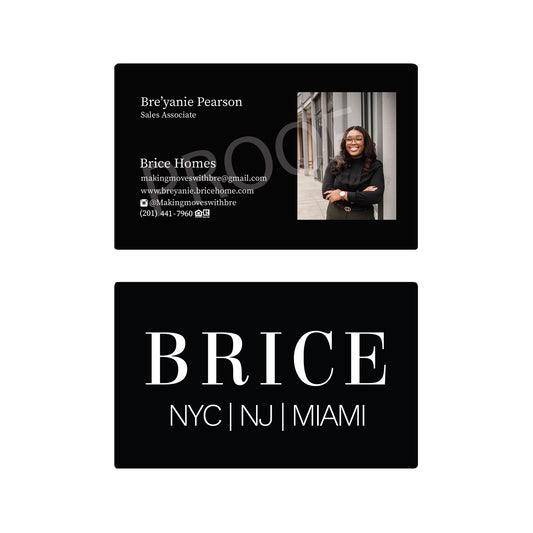 Brice Homes Business Cards