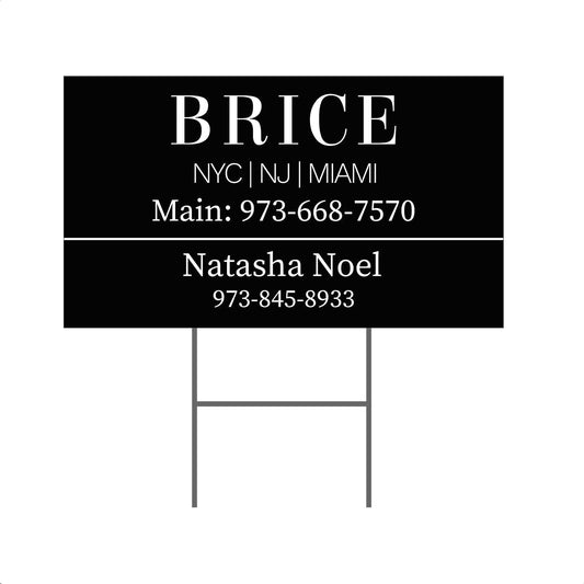 Brice Homes Lawn Signs