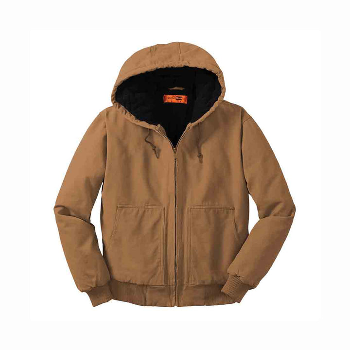 CornerStone® Washed Duck Cloth Insulated Hooded Work Jacket