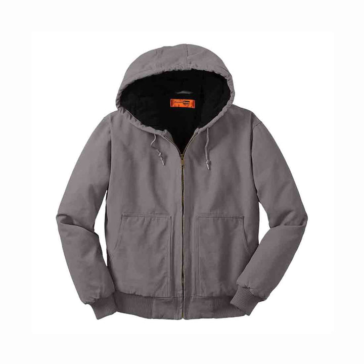 CornerStone® Washed Duck Cloth Insulated Hooded Work Jacket