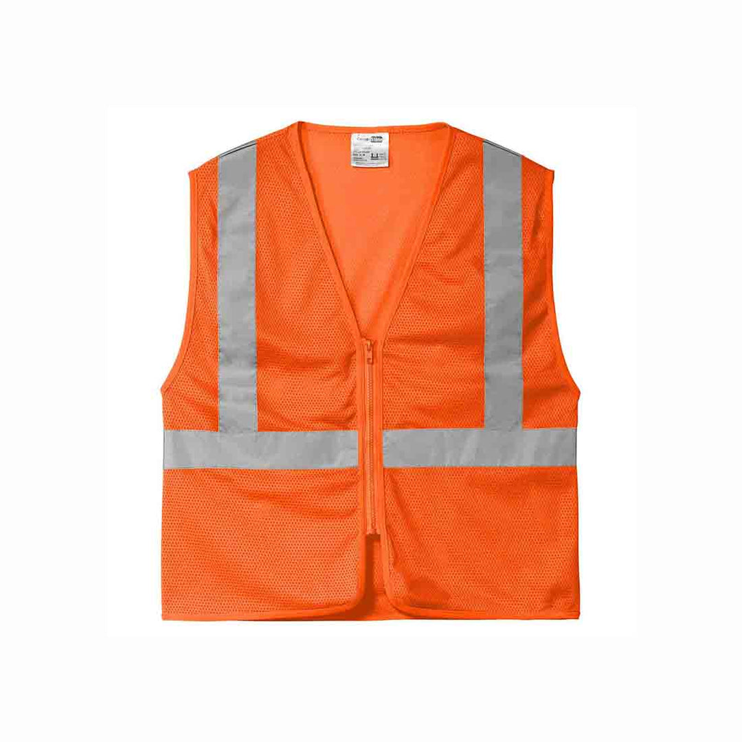 CornerStone® ANSI 107 Class 2 Economy Mesh Zippered Vest