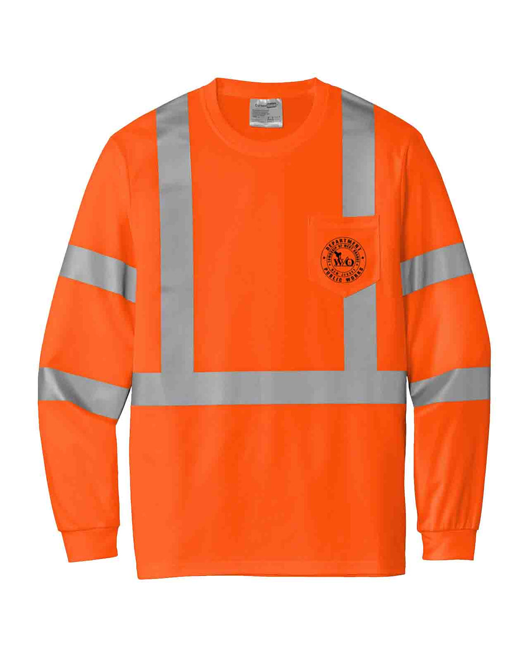 West Orange DPW Class 2 Mesh Long Sleeve Tee