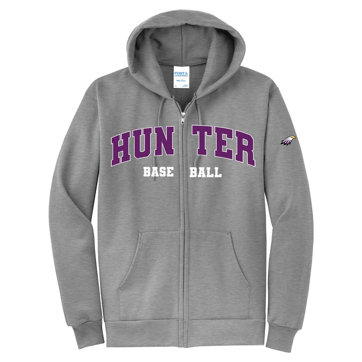 Hunter Baseball Zip Hoodie