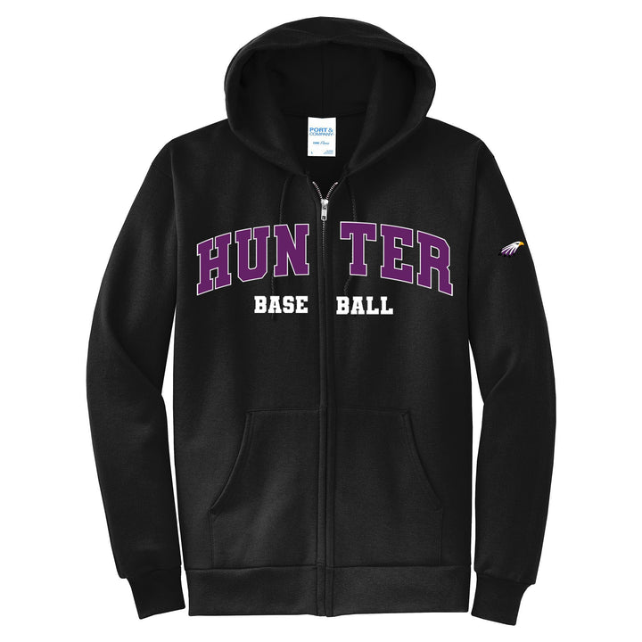 Hunter Baseball Zip Hoodie