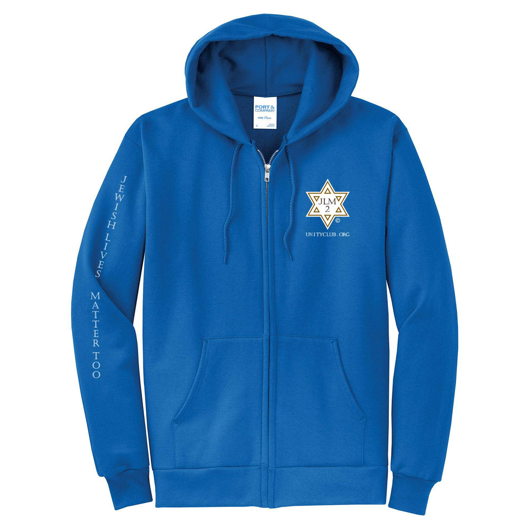 Jewish Lives Matter Too Zip Hoodie