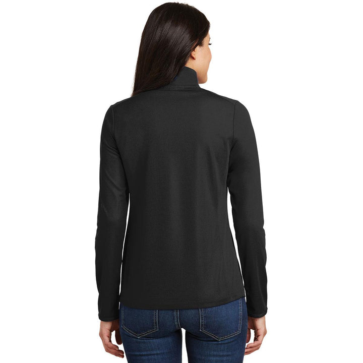 Port L806 Women's Pinpoint Mesh 1/2 Zip
