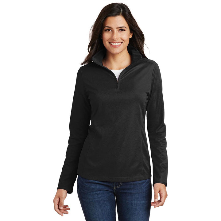 Port L806 Women's Pinpoint Mesh 1/2 Zip