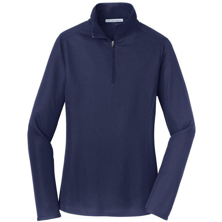 Port L806 Women's Pinpoint Mesh 1/2 Zip