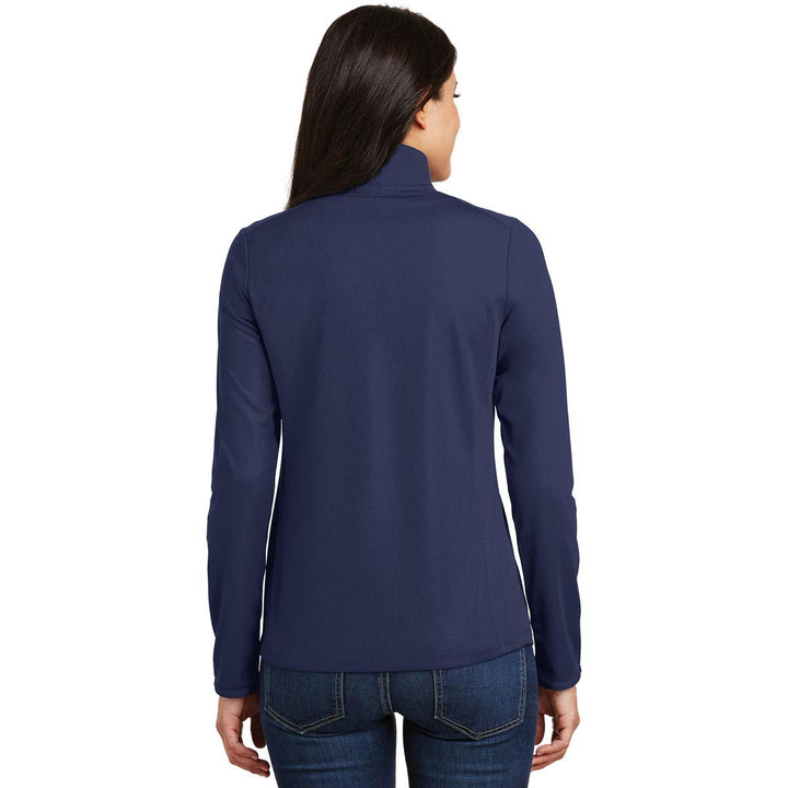 Port L806 Women's Pinpoint Mesh 1/2 Zip
