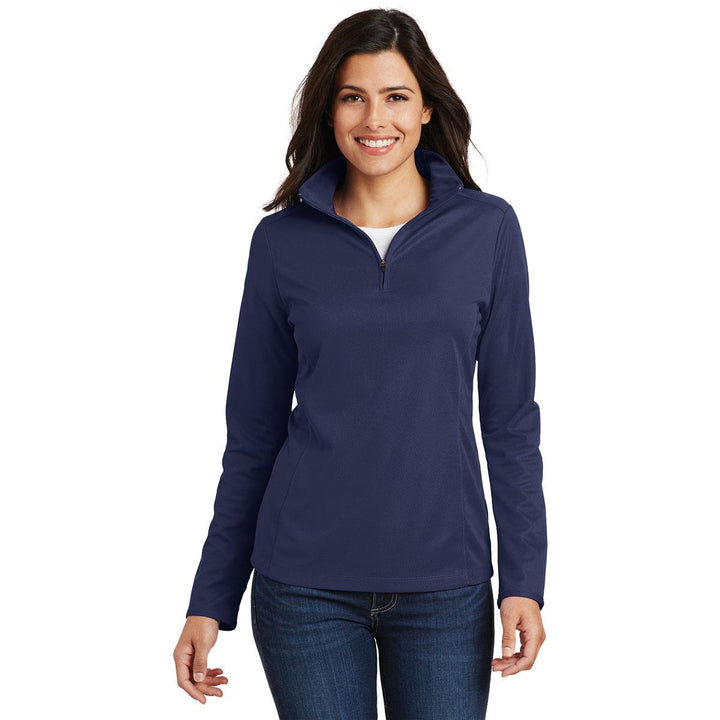 Port L806 Women's Pinpoint Mesh 1/2 Zip