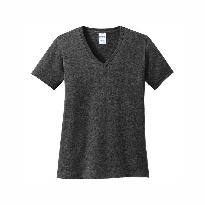 Port & Company Ladies Core Cotton V-Neck