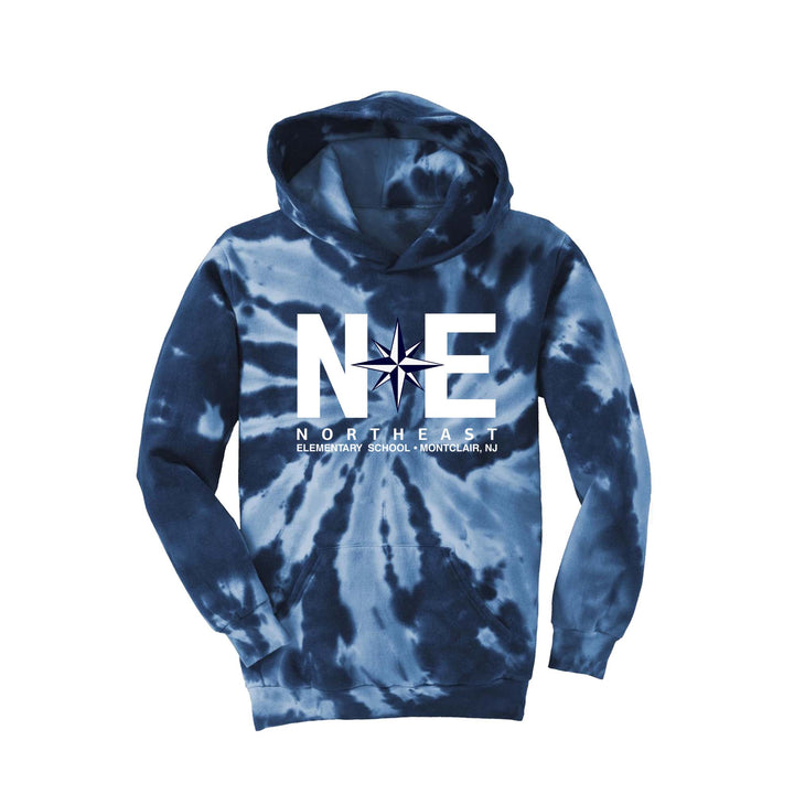 Northeast Elementary YOUTH Tie Dye Hoodie