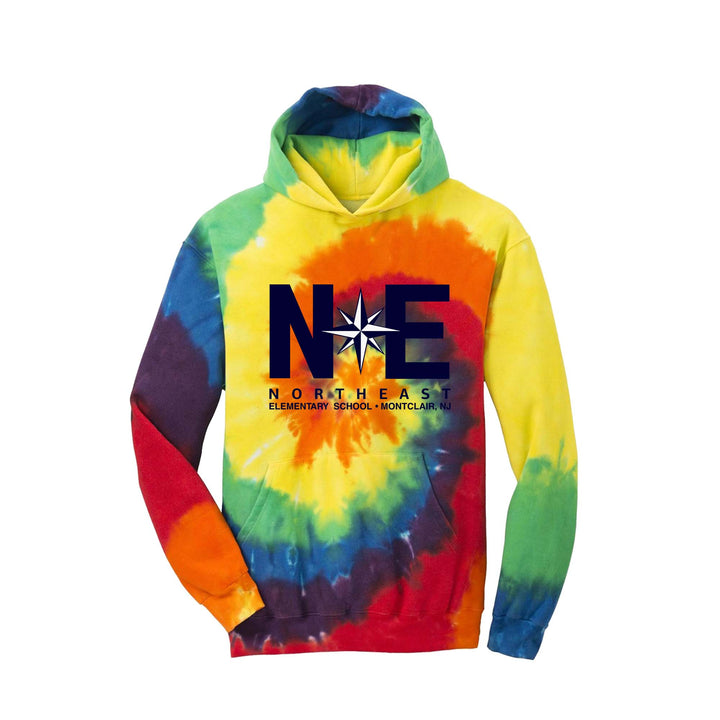 Northeast Elementary YOUTH Tie Dye Hoodie
