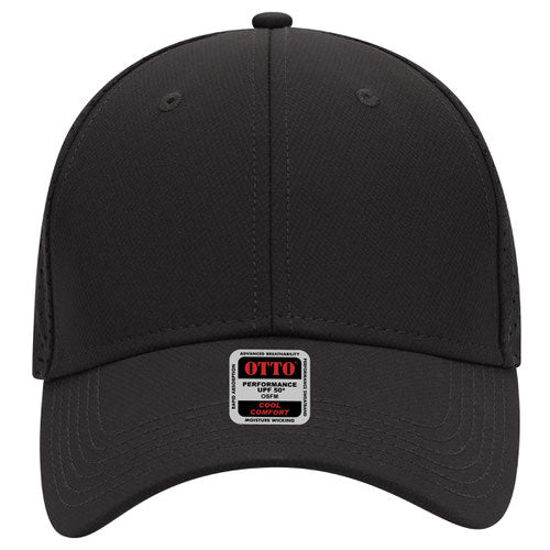 OTTO CAP® 6 Panel Mid Profile Perforated Baseball Cap