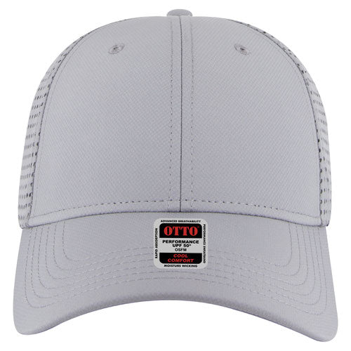OTTO CAP® 6 Panel Mid Profile Perforated Baseball Cap
