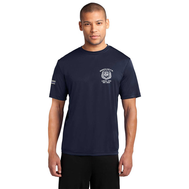 Montclair PBA #53 Performance tee