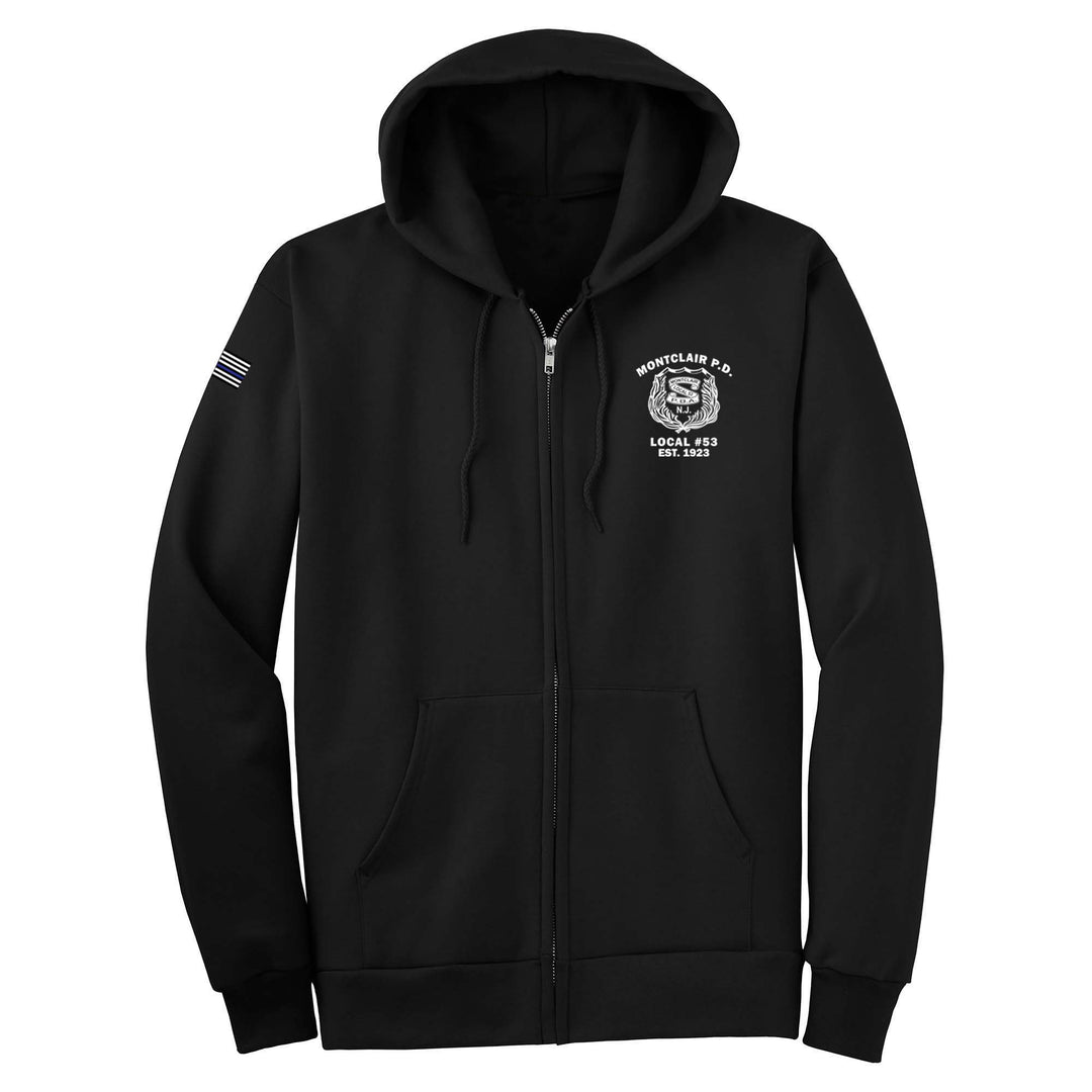 Montclair PBA #53 Zip Hoodie