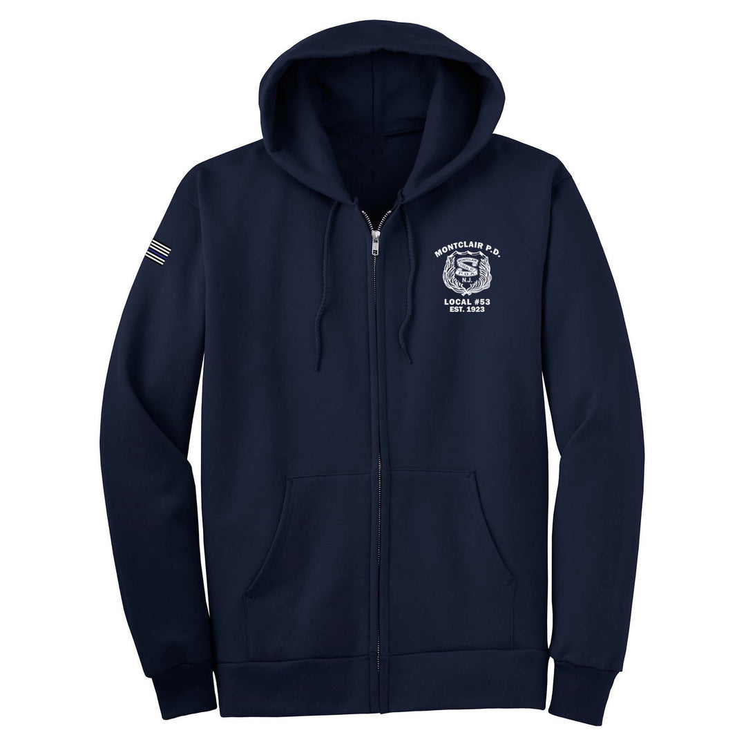 Montclair PBA #53 Zip Hoodie