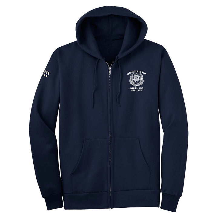 Montclair PBA #53 Zip Hoodie