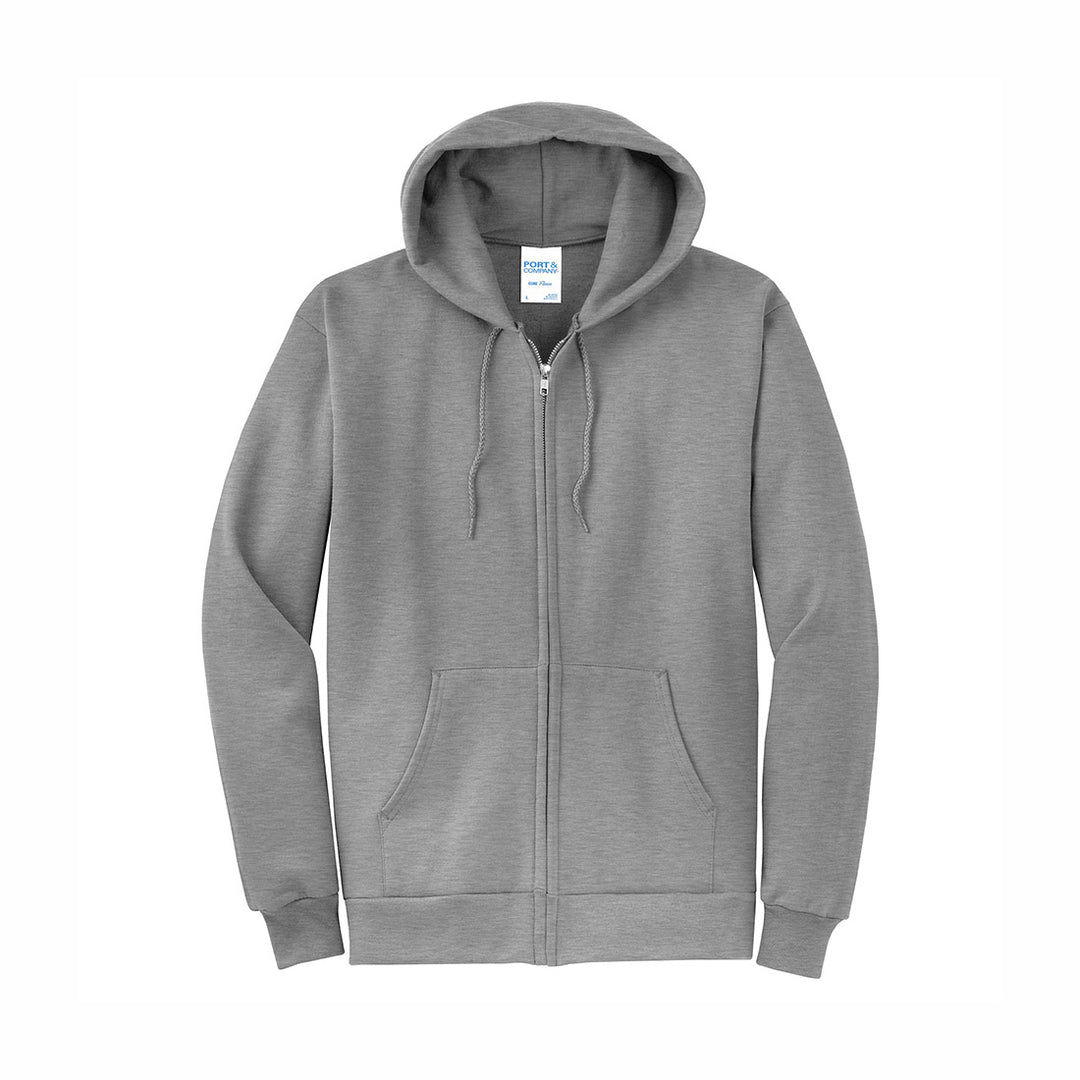 Port & Company® Core Fleece Full-Zip Hooded Sweatshirt