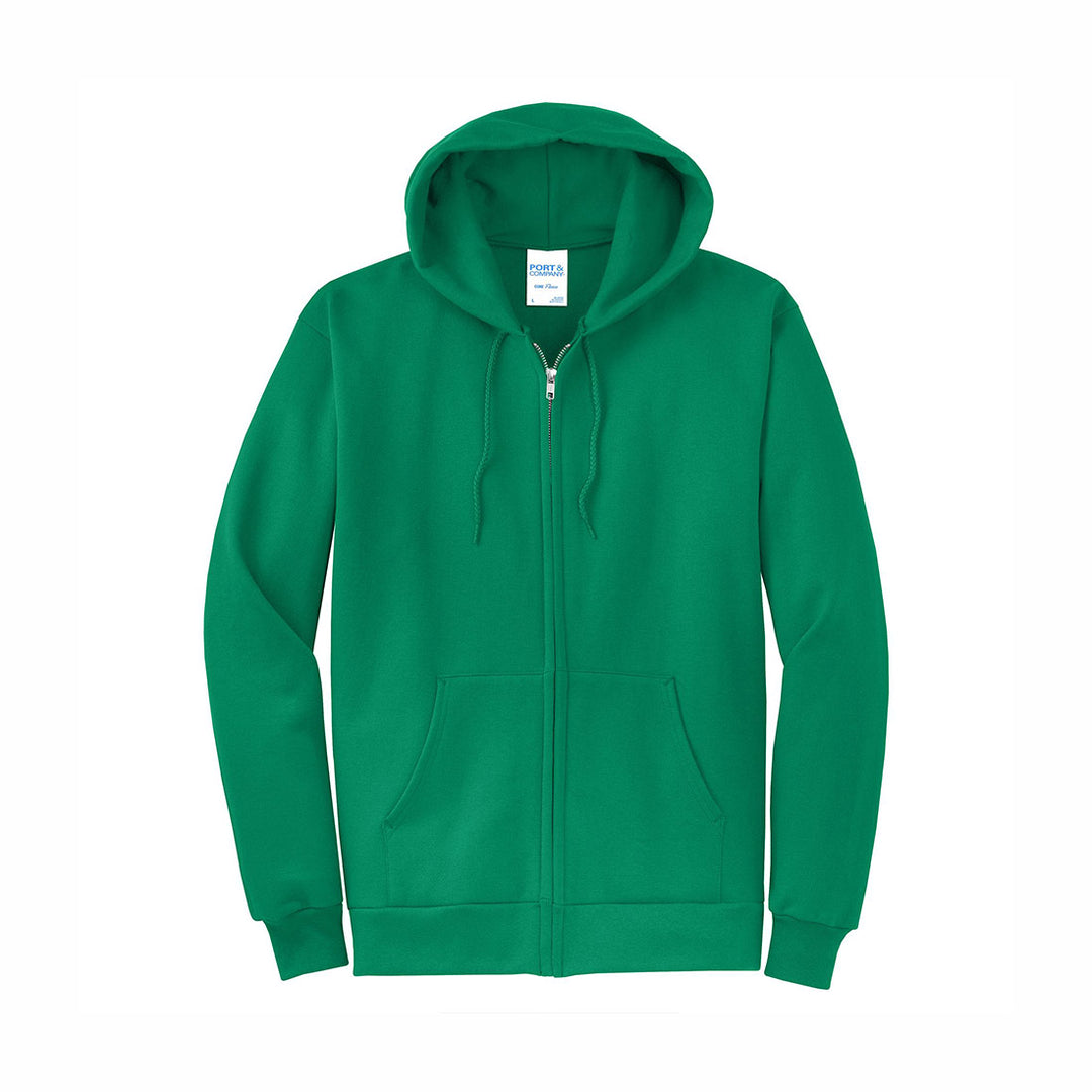 Port & Company® Core Fleece Full-Zip Hooded Sweatshirt