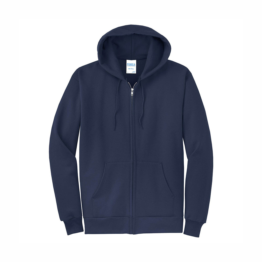 Port & Company® Core Fleece Full-Zip Hooded Sweatshirt