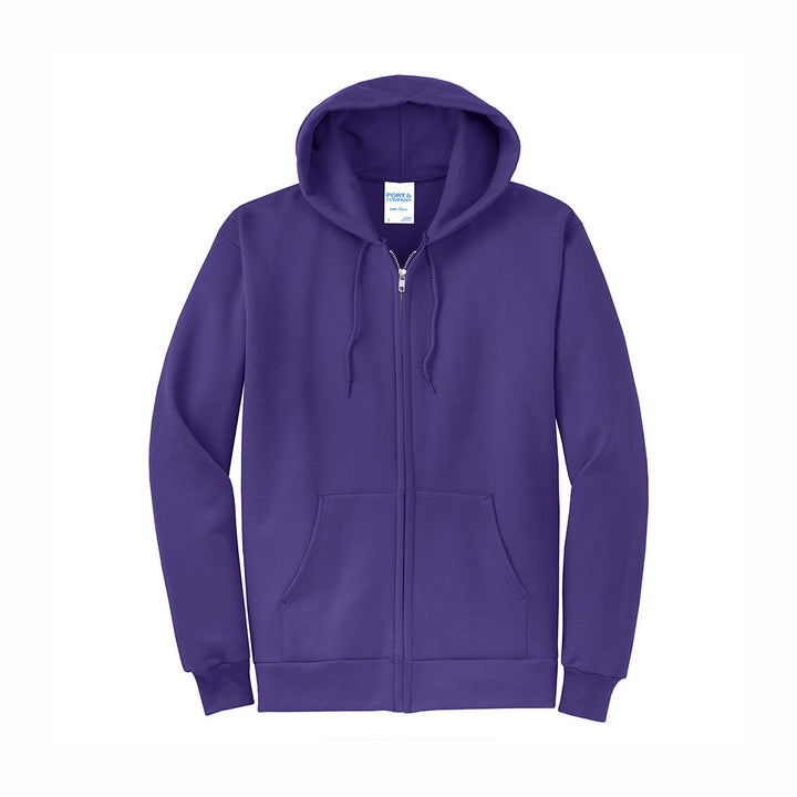 Port & Company® Core Fleece Full-Zip Hooded Sweatshirt