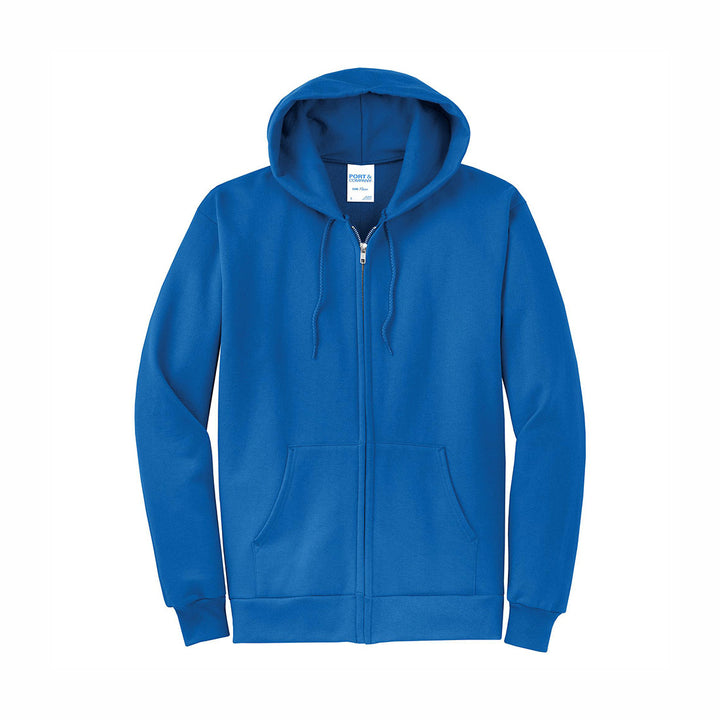 Port & Company® Core Fleece Full-Zip Hooded Sweatshirt