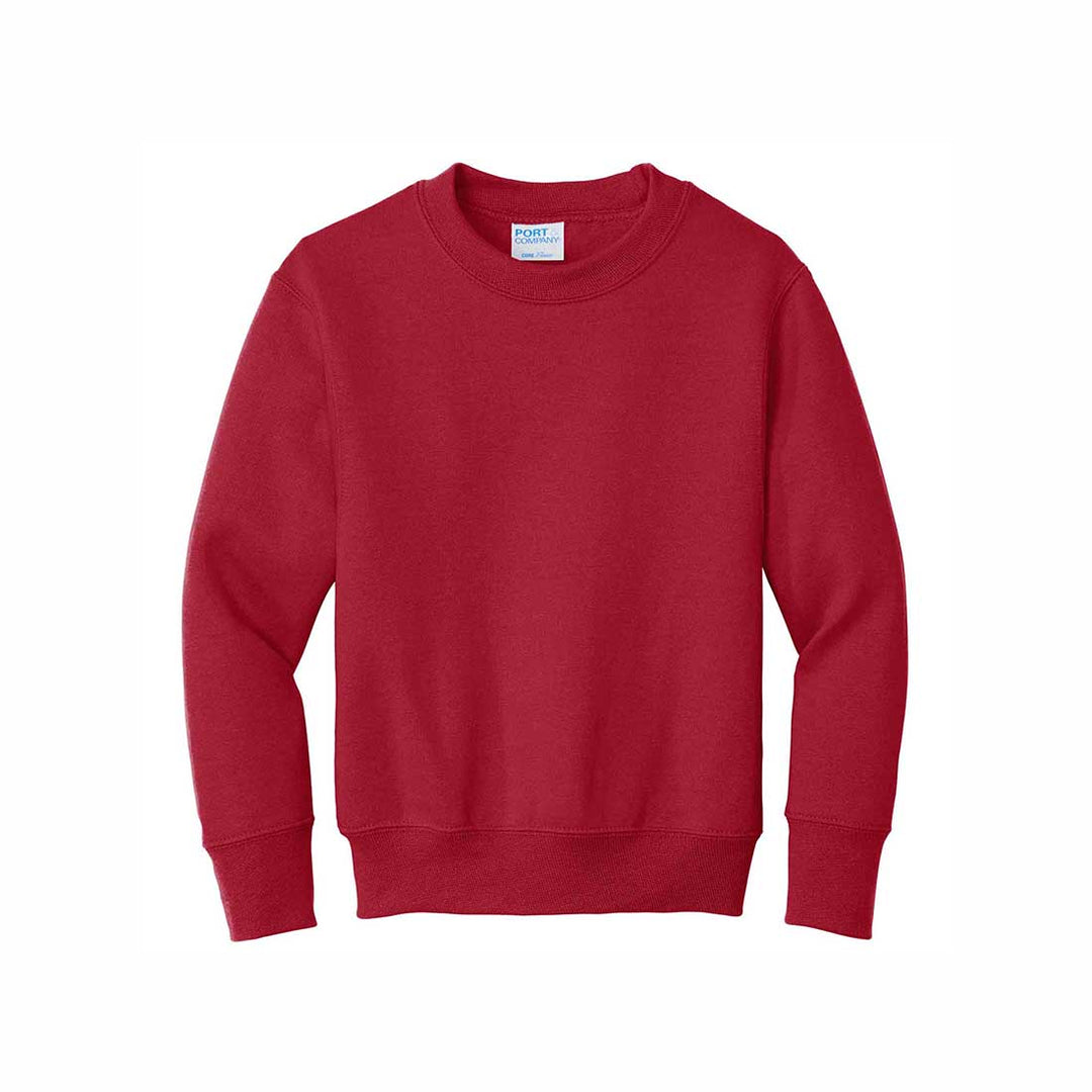 Port & Company® Youth Core Fleece Crewneck Sweatshirt