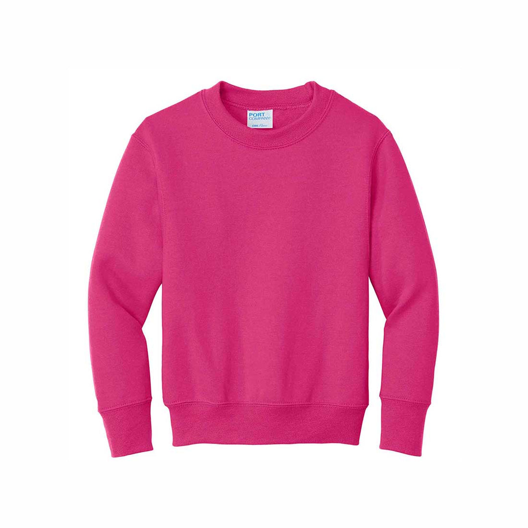 Port & Company® Youth Core Fleece Crewneck Sweatshirt