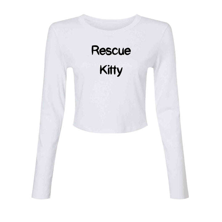 Rescue Kitty Long Sleeve Baby Tee