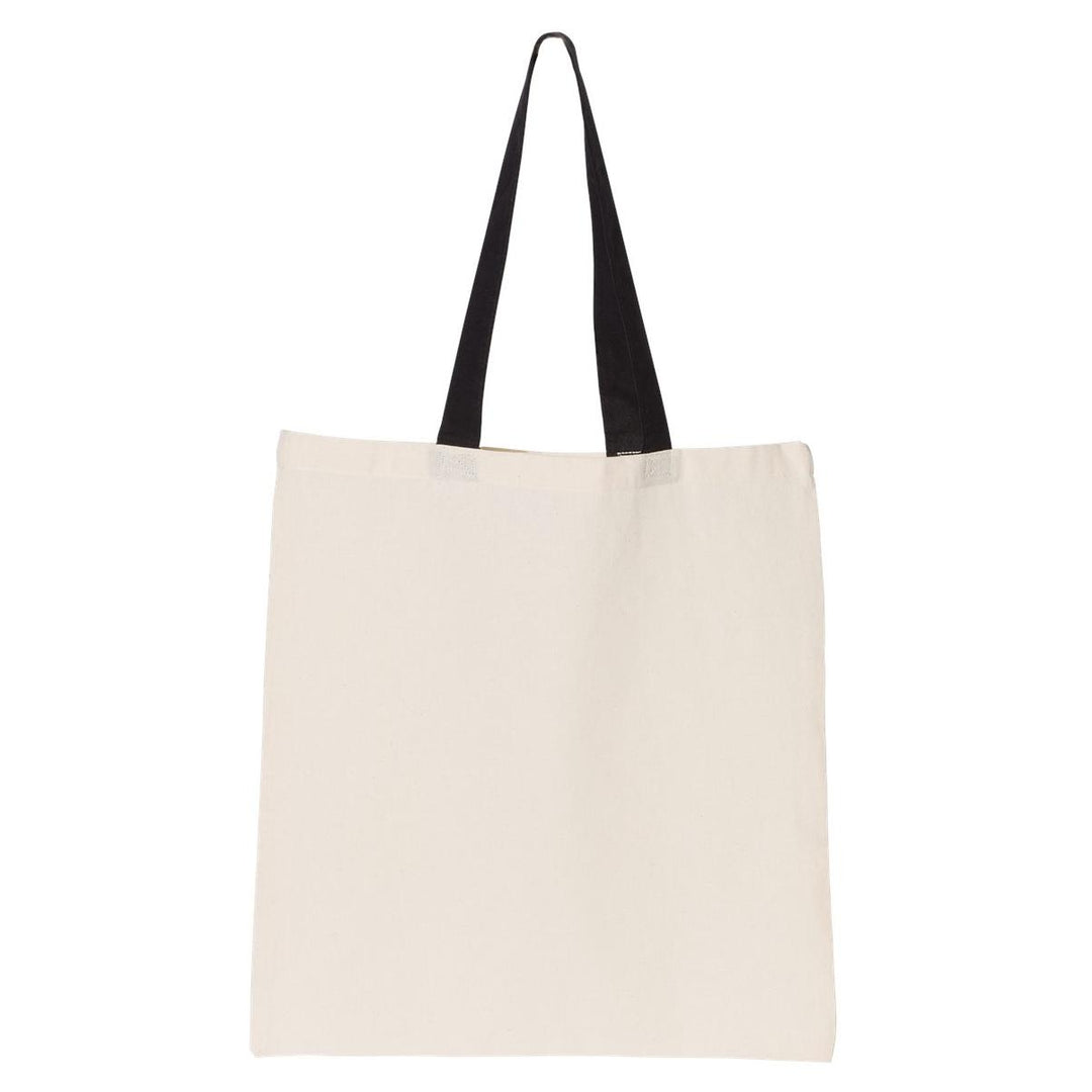 Contrast Color Handle Tote - OAD105