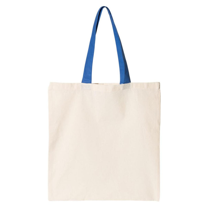 Contrast Color Handle Tote - OAD105